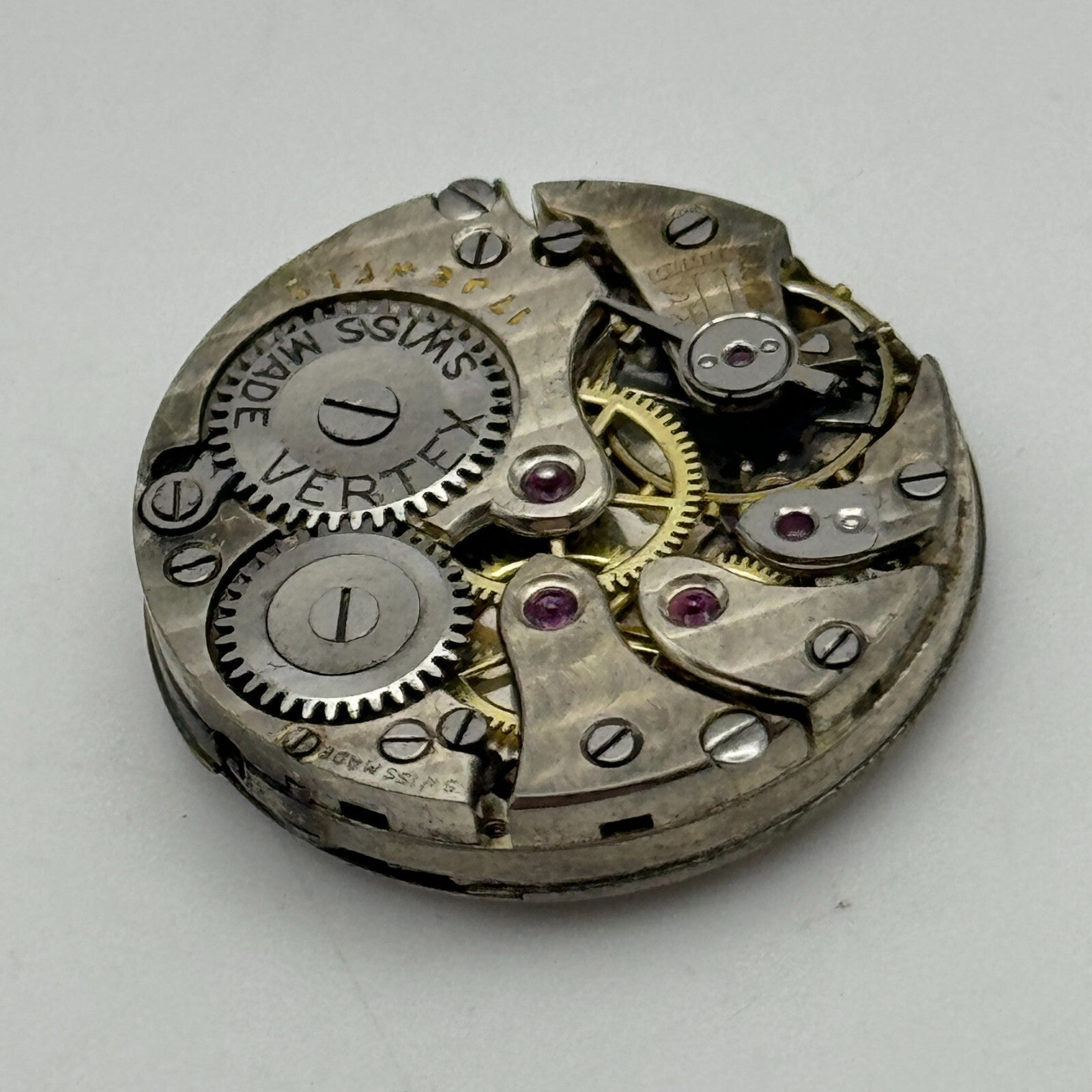 22mm Vertex Revue Balance Ok Sub Seconds 15 Jewels Trench Watch Movement PARTS