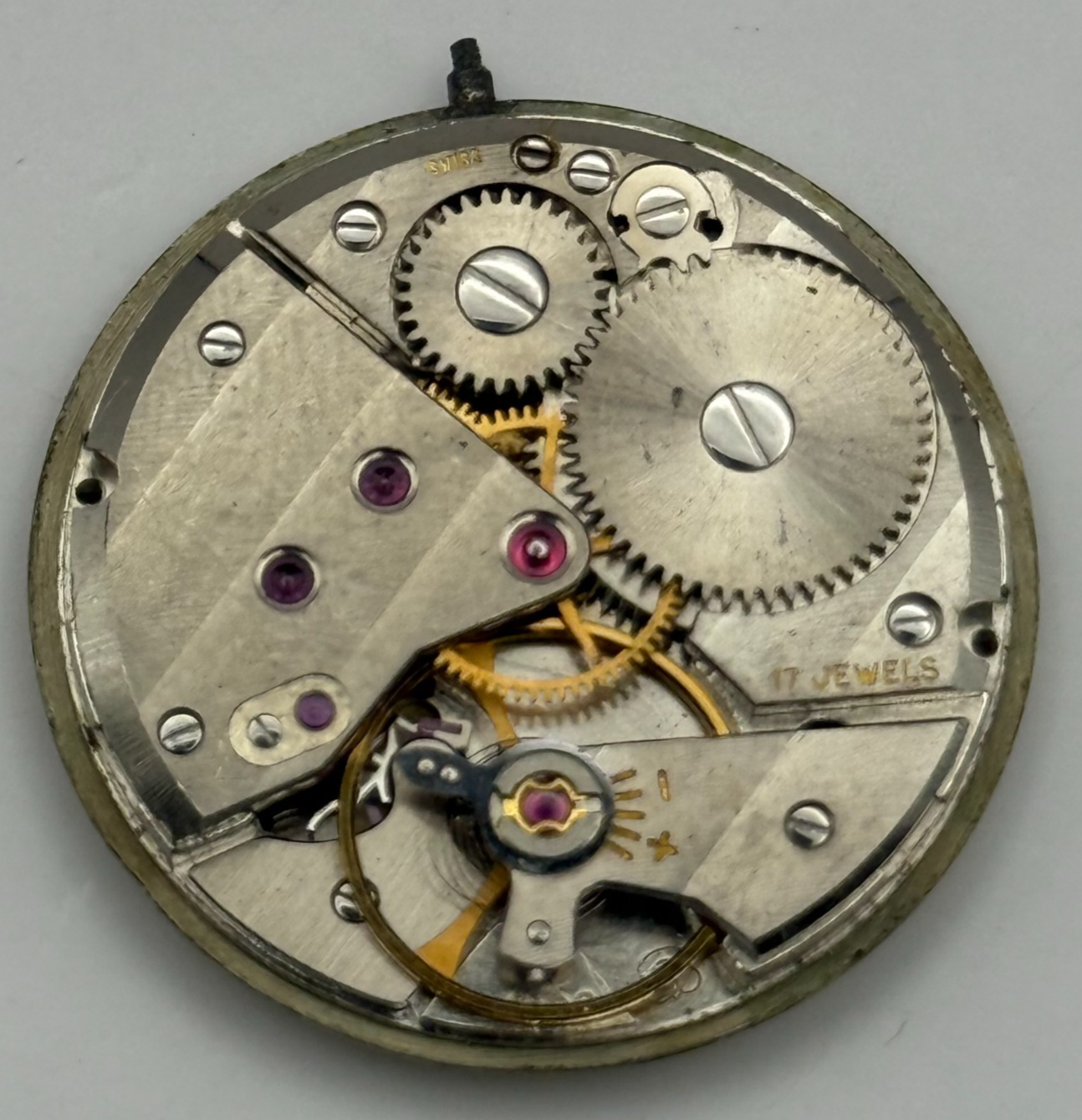 ETA 1120 Watch Movement Garrard Manual Wind Vintage Swiss Parts Repair 26.9mm