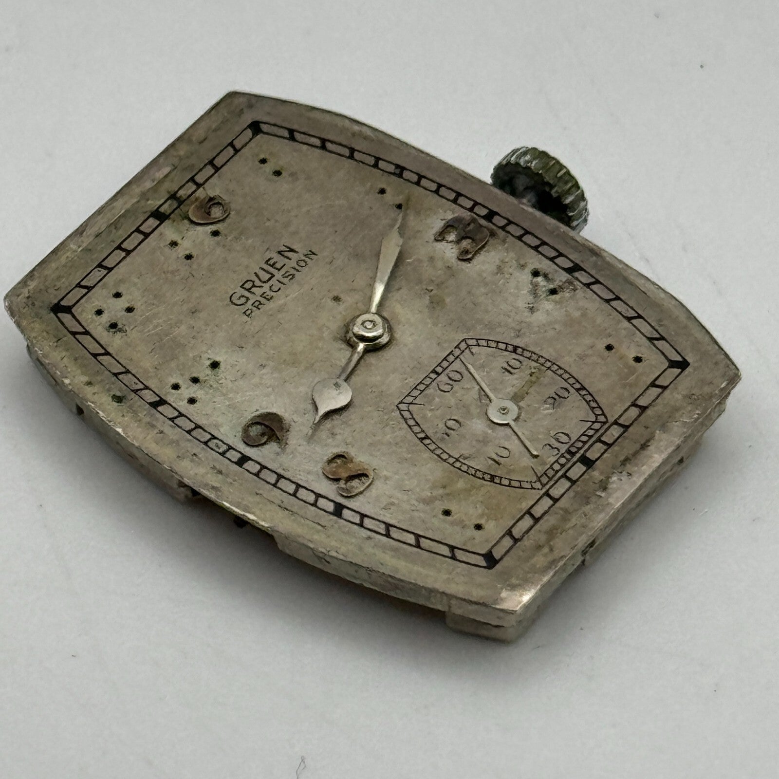 19mm Gruen 117 GR Precision Temp Adjusted Manual Wind Swiss Watch Movement PARTS