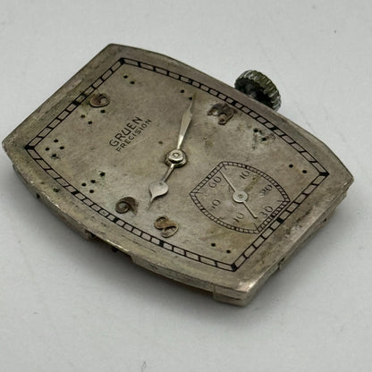 19mm Gruen 117 GR Precision Temp Adjusted Manual Wind Swiss Watch Movement PARTS