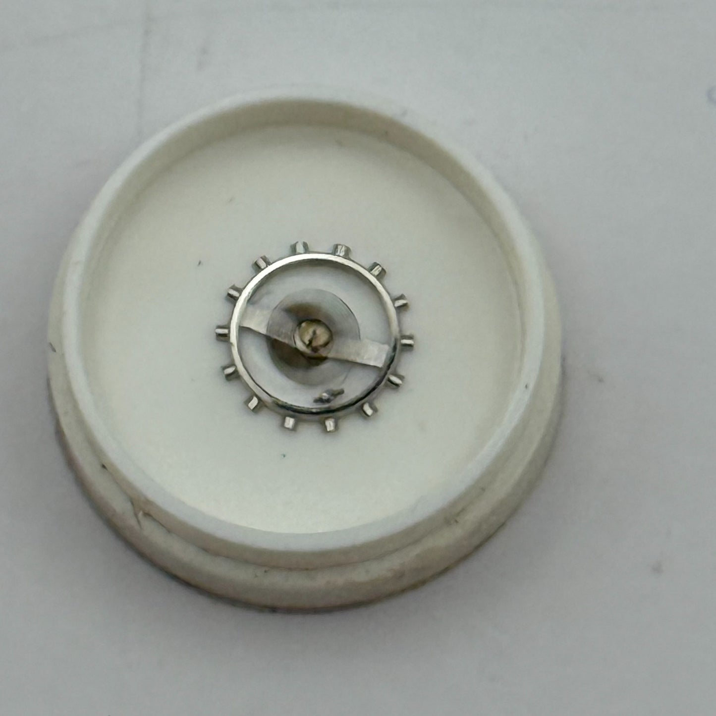 Brac 2061 Balance Wheel Complete And Spring  497 Watch Movement Parts NOS
