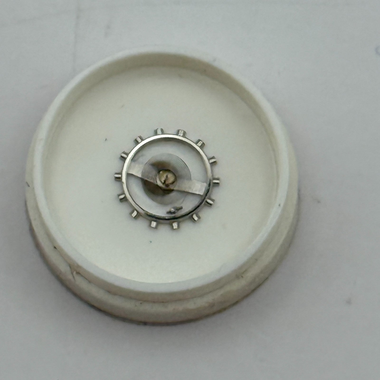 Brac 2061 Balance Wheel Complete And Spring  497 Watch Movement Parts NOS