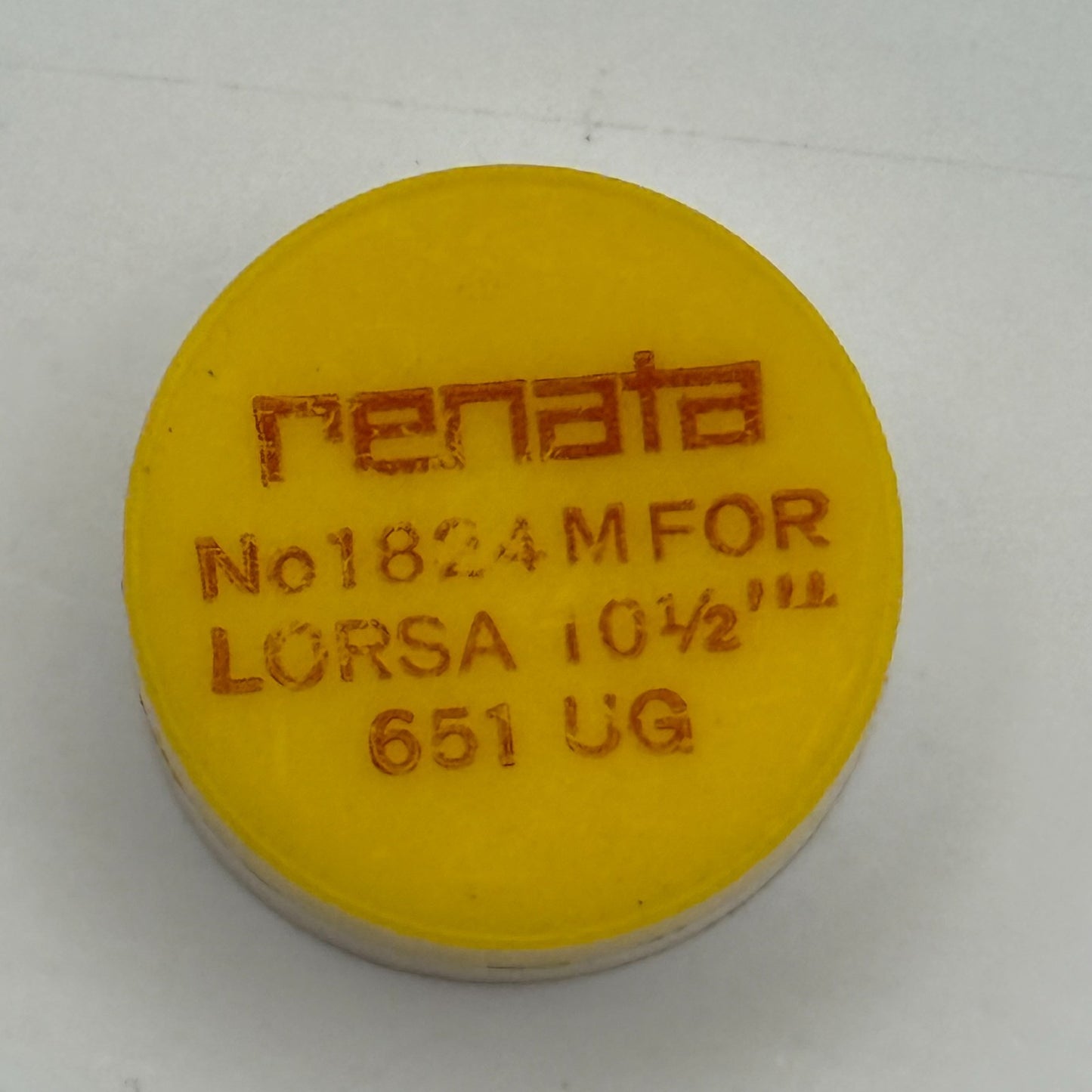 Lorsa 651 UG Balance Wheel Complete And Spring 10½’’’ Watch Movement Parts 