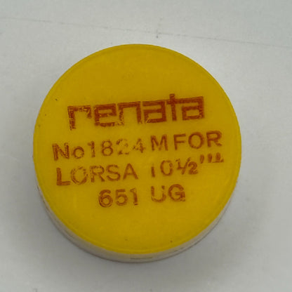 Lorsa 651 UG Balance Wheel Complete And Spring 10½’’’ Watch Movement Parts 