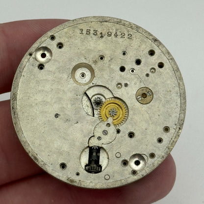43mm Vintage Stayte 15 Jewels Swiss Made Pocket Watch Movement PARTS REPAIR