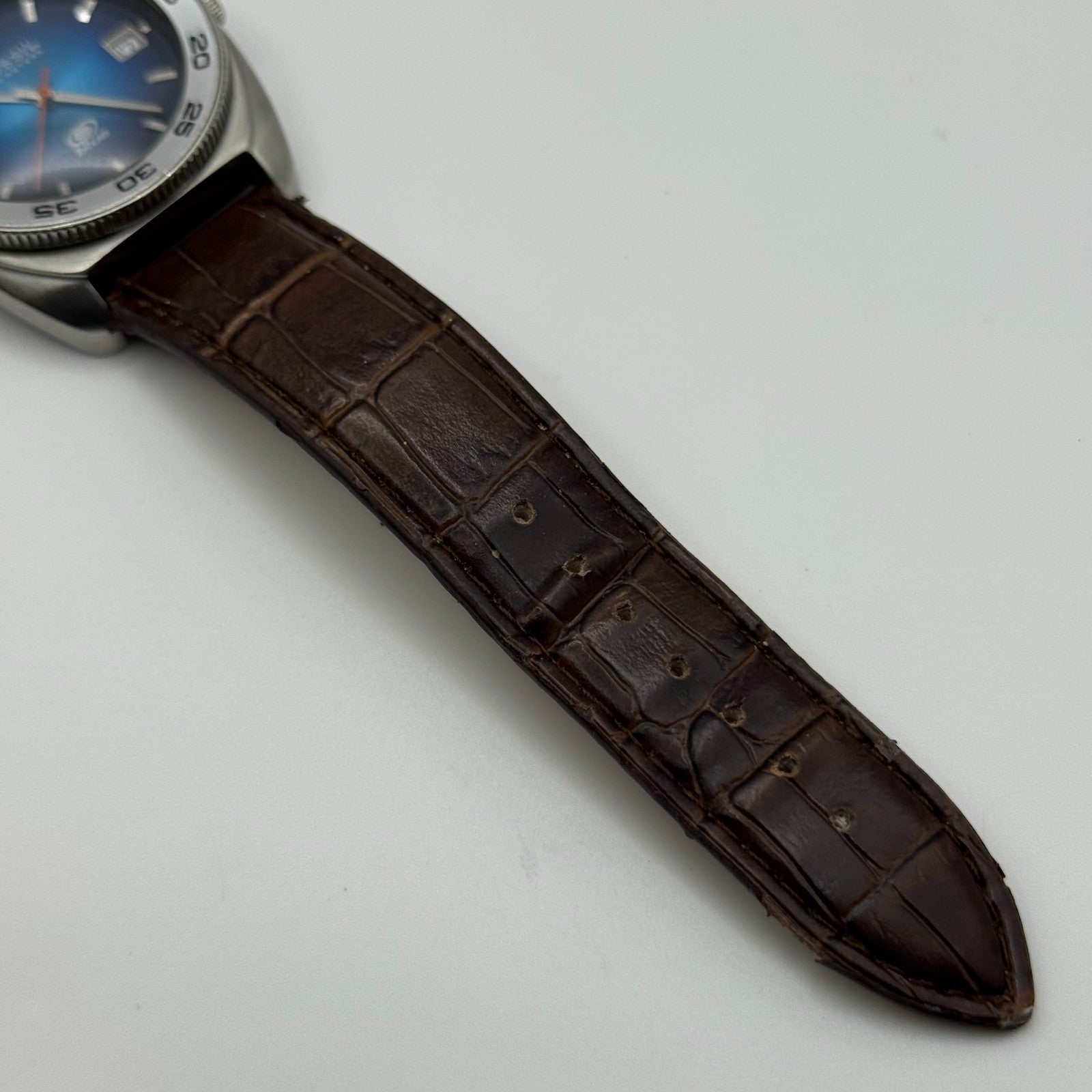 Fossil Blue 100 Meters Men’s Watch Quartz AM-3680 Date Dial Steel Working 38mm