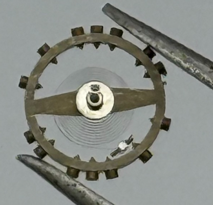AS 976 1012 Balance Wheel Complete And Spring  29 M Watch Movement Parts NOS