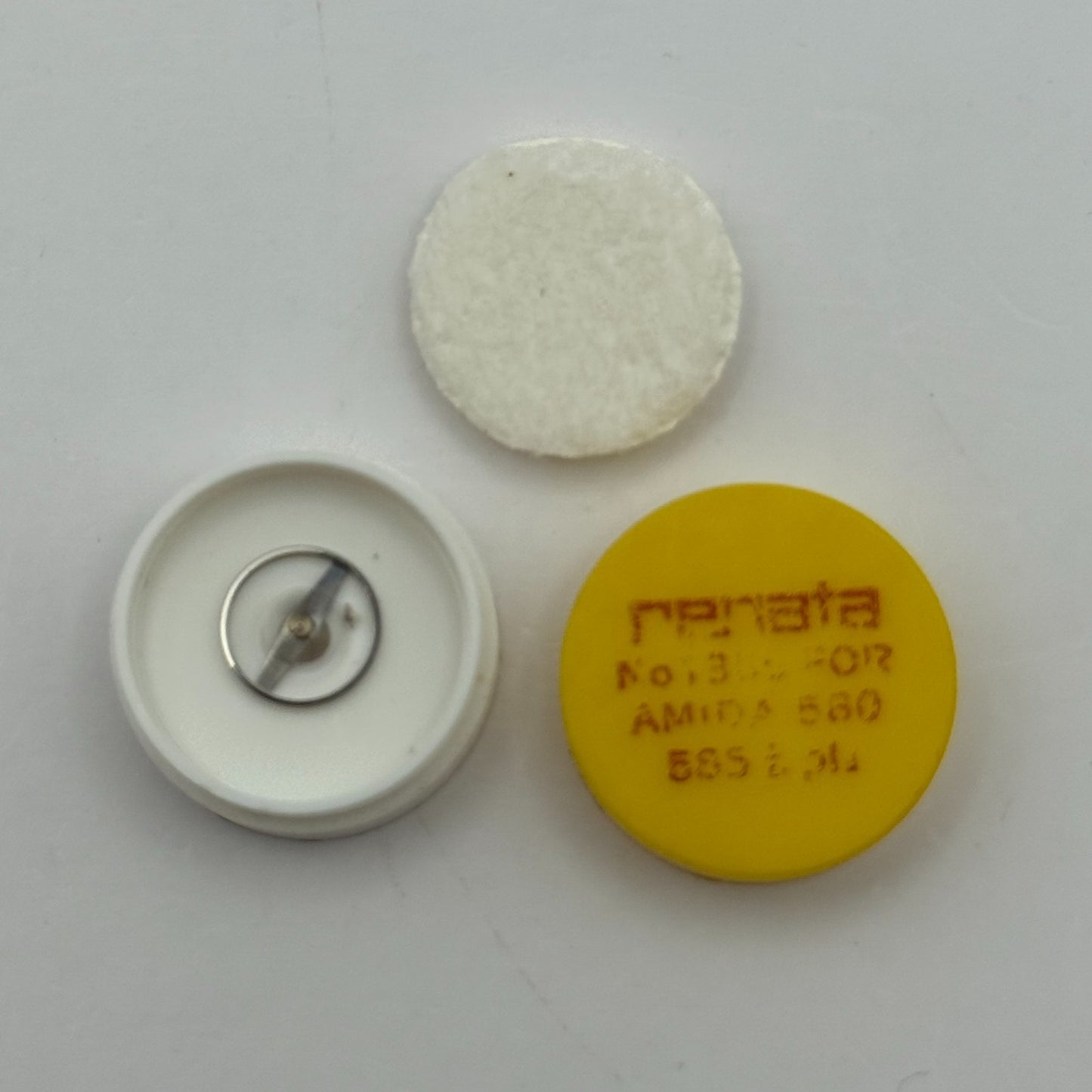 Amida 580 585 Balance Wheel Complete And Spring a pl. Watch Movement Parts NOS