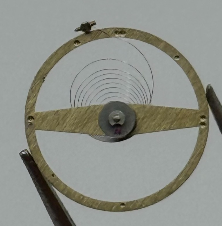 ST 1686 1786 Balance Wheel Complete And Spring  1115 M Watch Movement Parts
