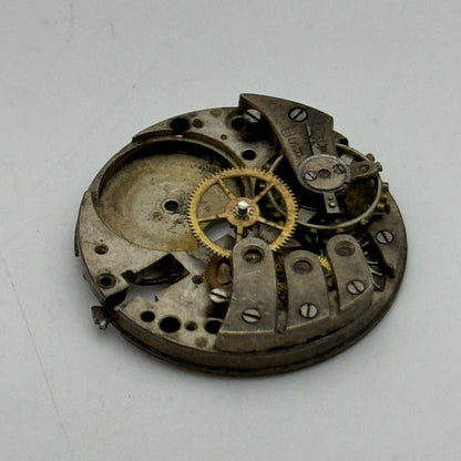 23.6mm Buren 10 1/2N Manual Wind Partial Watch Movement Swiss Vintage PARTS