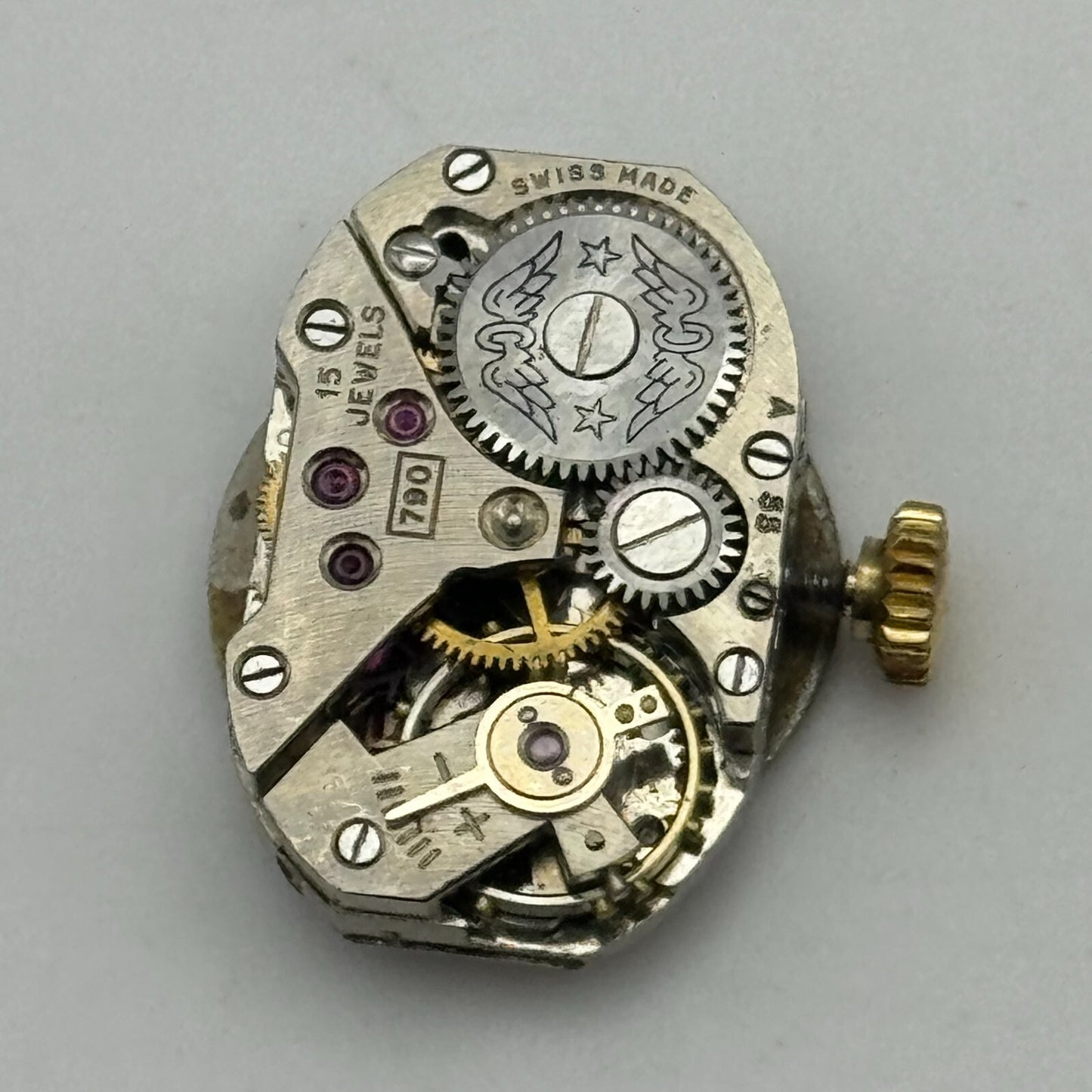 12.6mm Running Rotary AS 1051 A Schild Manual Wind Swiss Watch Movement PARTS