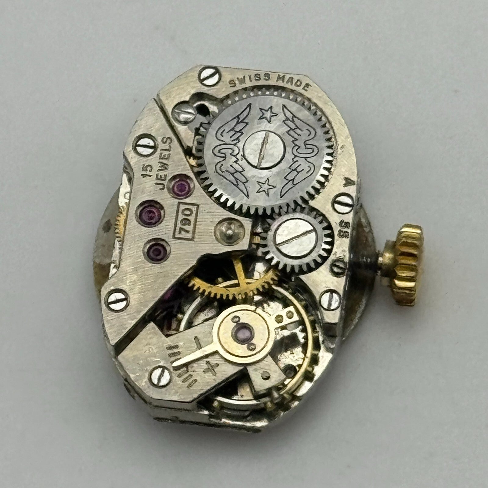 12.6mm Running Rotary AS 1051 A Schild Manual Wind Swiss Watch Movement PARTS