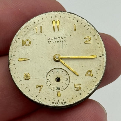29.1mm Men's Dumont OM 125 Otto Meyer Manual Wind Swiss Watch Movement PARTS