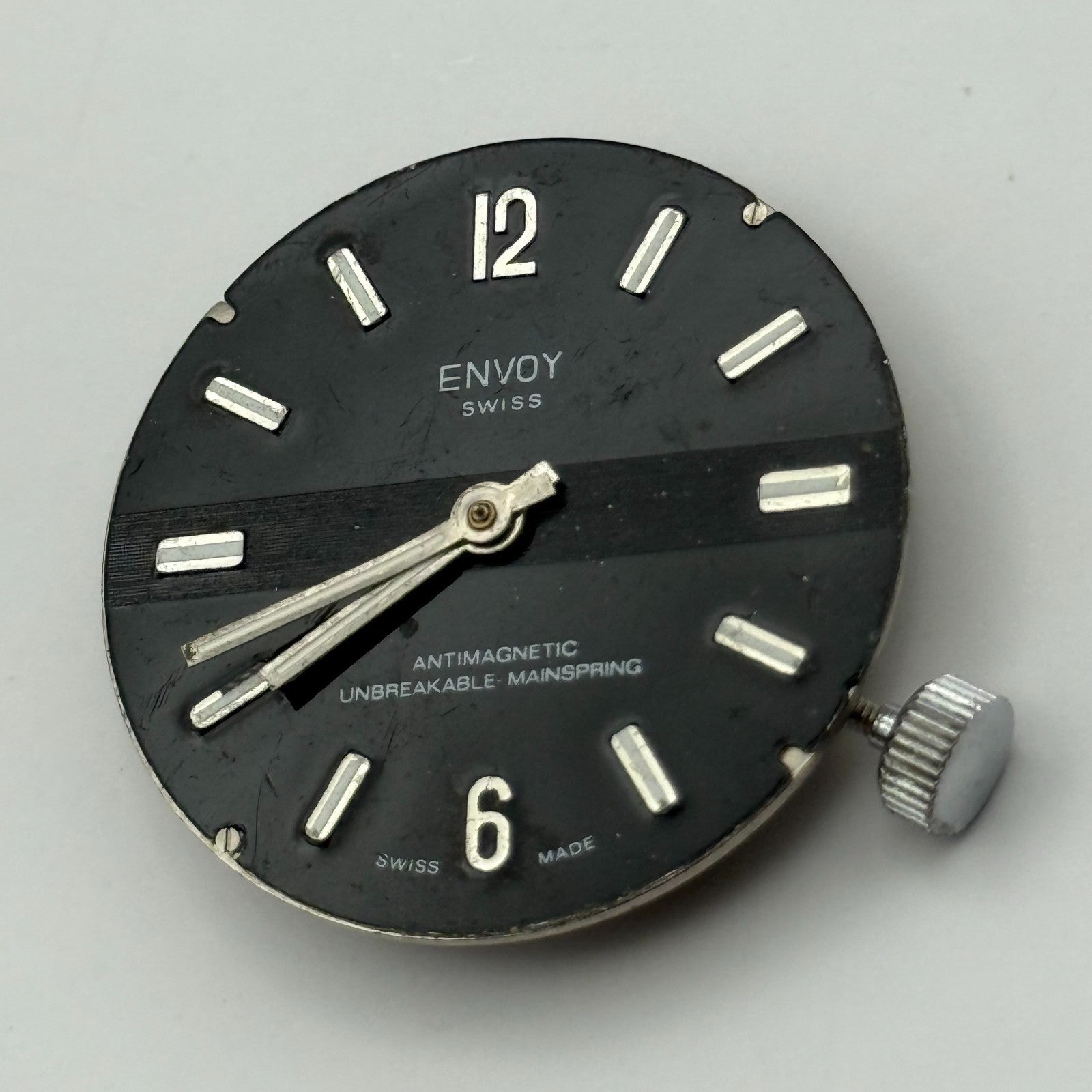 BFG 866 Watch Movement Envoy Manual Wind Vintage Swiss Parts Repair 26.2mm