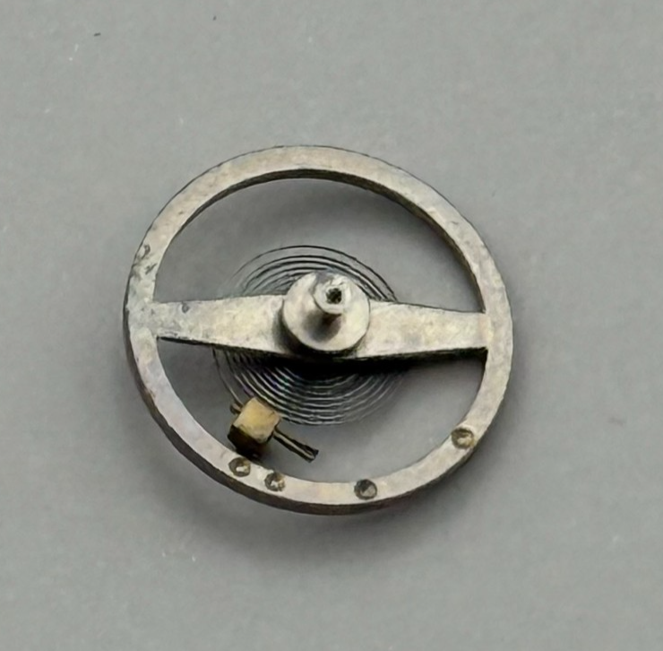 RW 75 Balance Wheel Complete And Spring 5¼’’’ 867 Watch Movement Parts NOS 