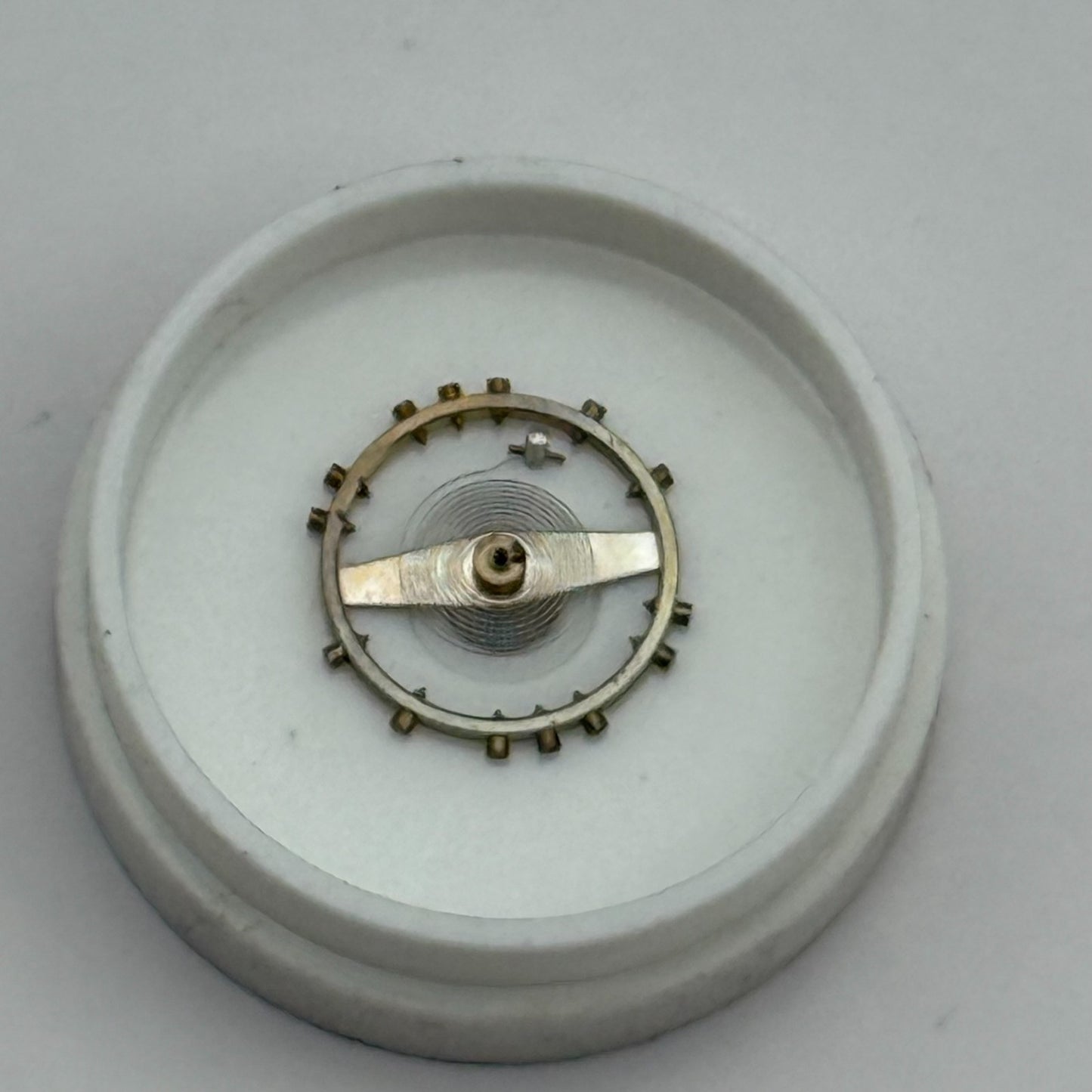 ETA 1301 Balance Wheel Complete And Spring  Inca 681 M Watch Movement Parts NOS