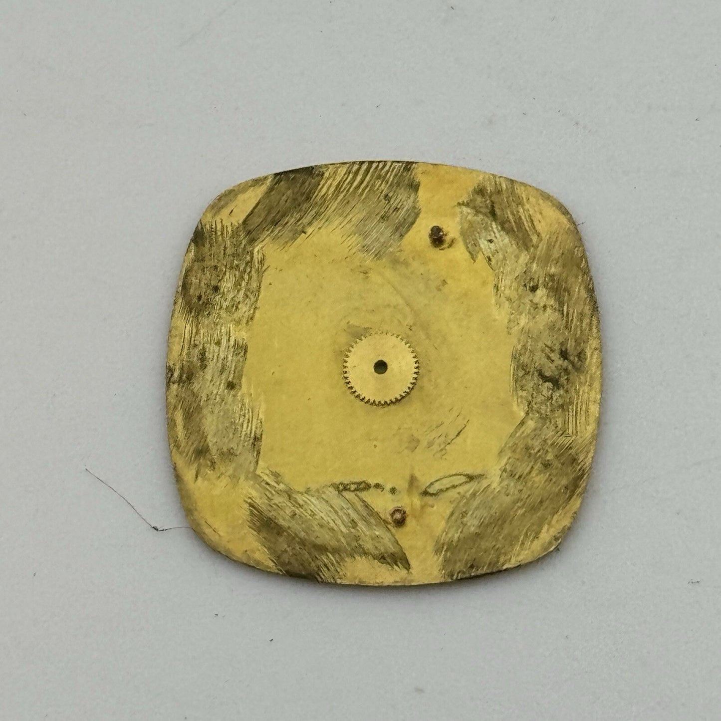20.2mm Square Omega De Ville Quartz Ladies Wristwatch Dial 1 Hand Spares Parts