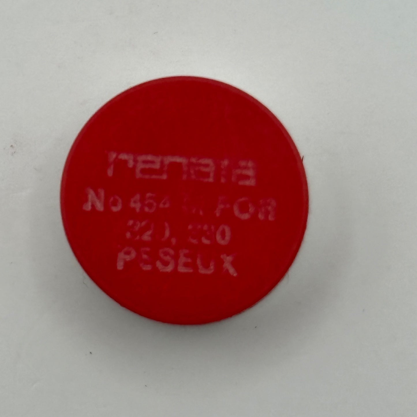 Peseux 320 330 Balance Complete Renata 454 M Watch Movement Parts Vintage DAMAGE