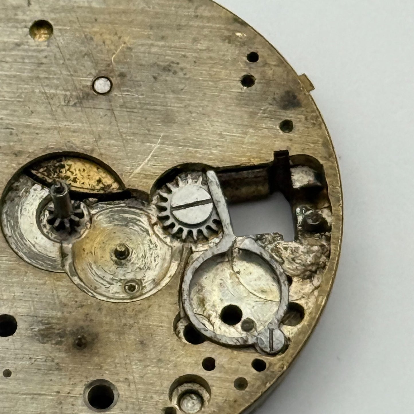 AS A Schild Trench Watch Movement Manual Wind Vintage Swiss Parts Repair 29.5mm