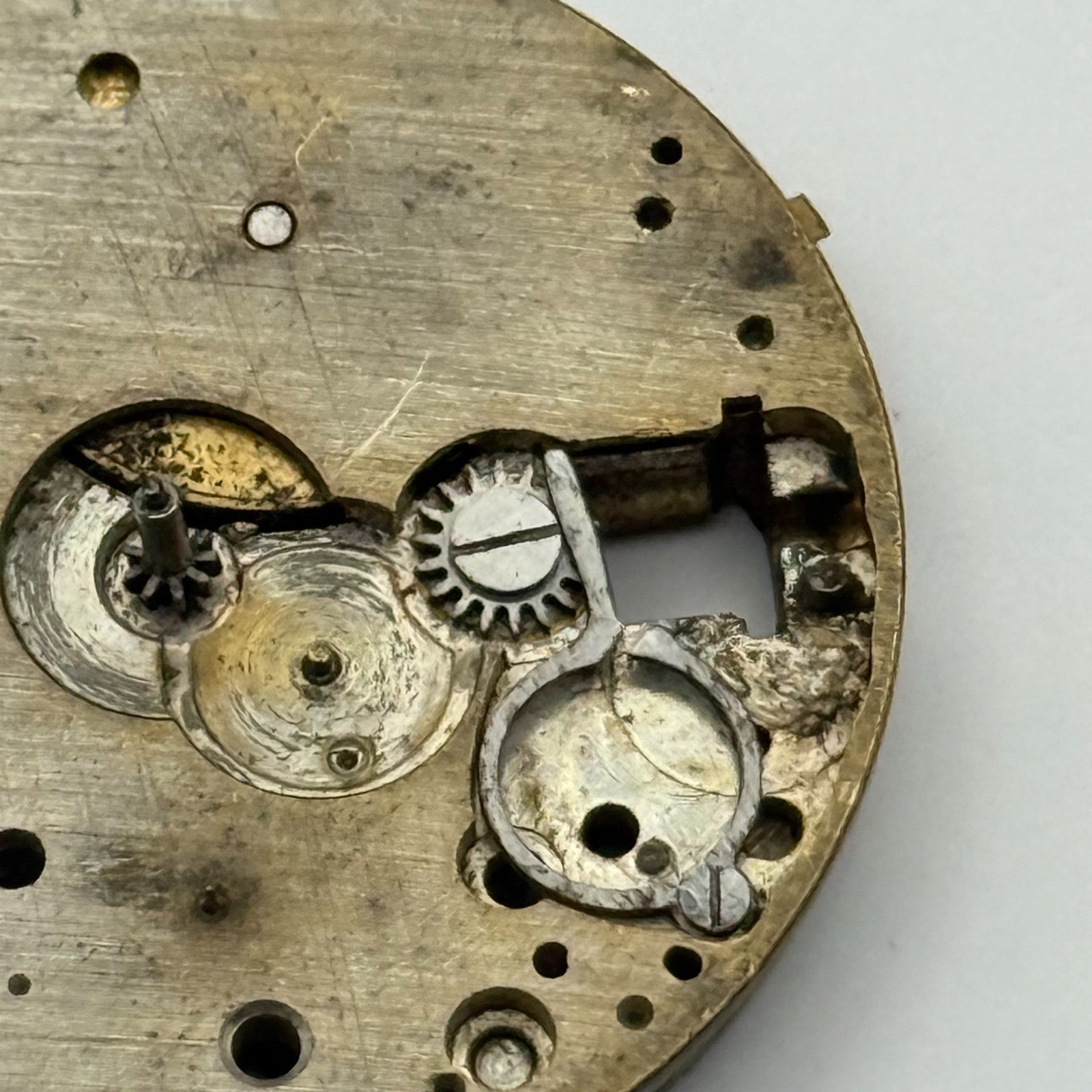 AS A Schild Trench Watch Movement Manual Wind Vintage Swiss Parts Repair 29.5mm