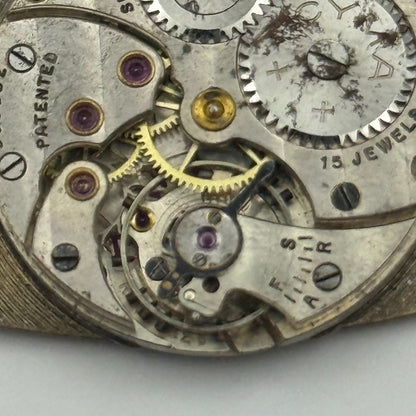 Cyma REF 032B Watch Movement Manual Wind Vintage Swiss 15 Jewels Repair 26.1mm