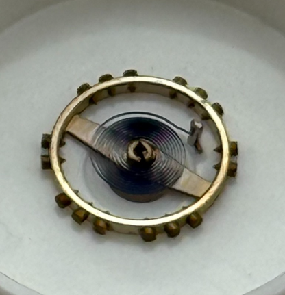 ETA 2480 Balance Wheel Complete And Spring 939 M Watch Movement Parts NOS 