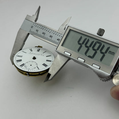 44.9mm Antique Collingwood & Son The Cleveland Pocket Watch Movement PARTS SPARE