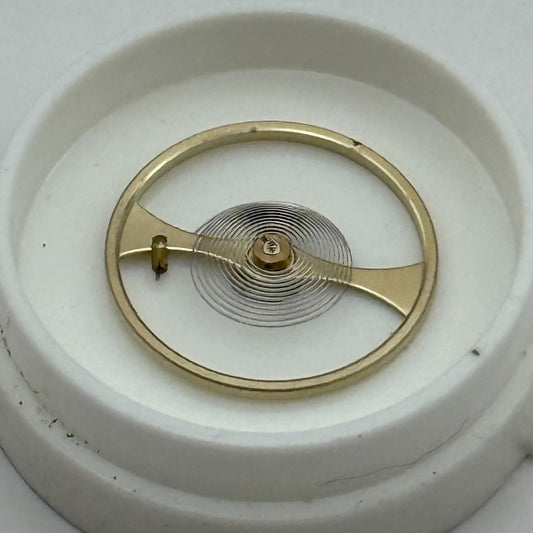 Oris 650 654 Balance Wheel Complete And Spring  11½’’’ 1513 M Watch Parts NOS