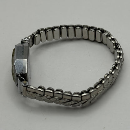 14mm Vintage Ladies Manual Wind Stainless Steel Sizor Band Watch PARTS / REPAIR