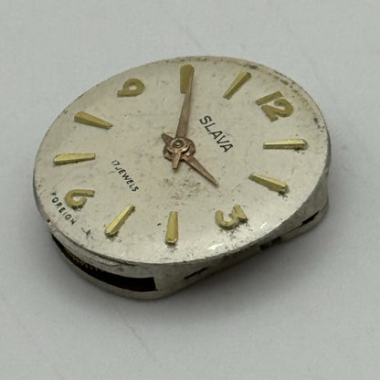 13.8mm Ladies Slava Cal 1601 Manual Wind Watch Movement Swiss Vintage PARTS