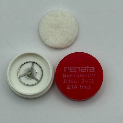 ETA 2390 2401 Balance Wheel Complete And Spring 616 M Watch Movement Parts 