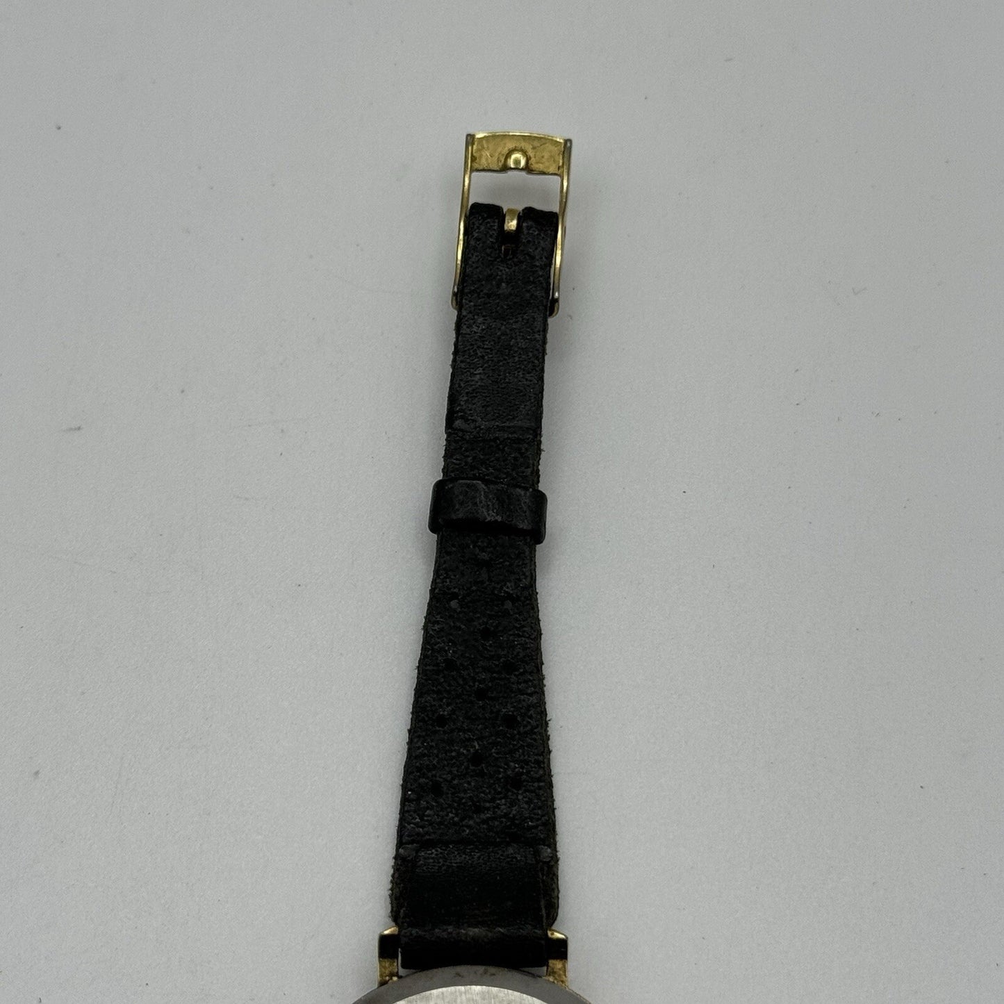 27mm Ladies Manual Wind Excalibur Black Dial Swiss Watch To Repair Non Working