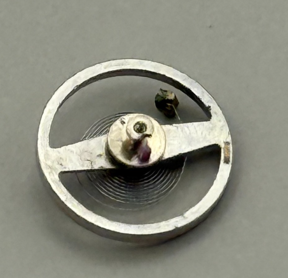 Ebosa 86 87 Balance Wheel Complete And Spring 8¾’’’ 1249 Watch Movement Parts 