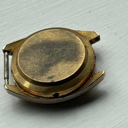 34mm Vintage Men's Swissam Desa 320 Blue Dial Manual Wind Watch PARTS / REPAIR