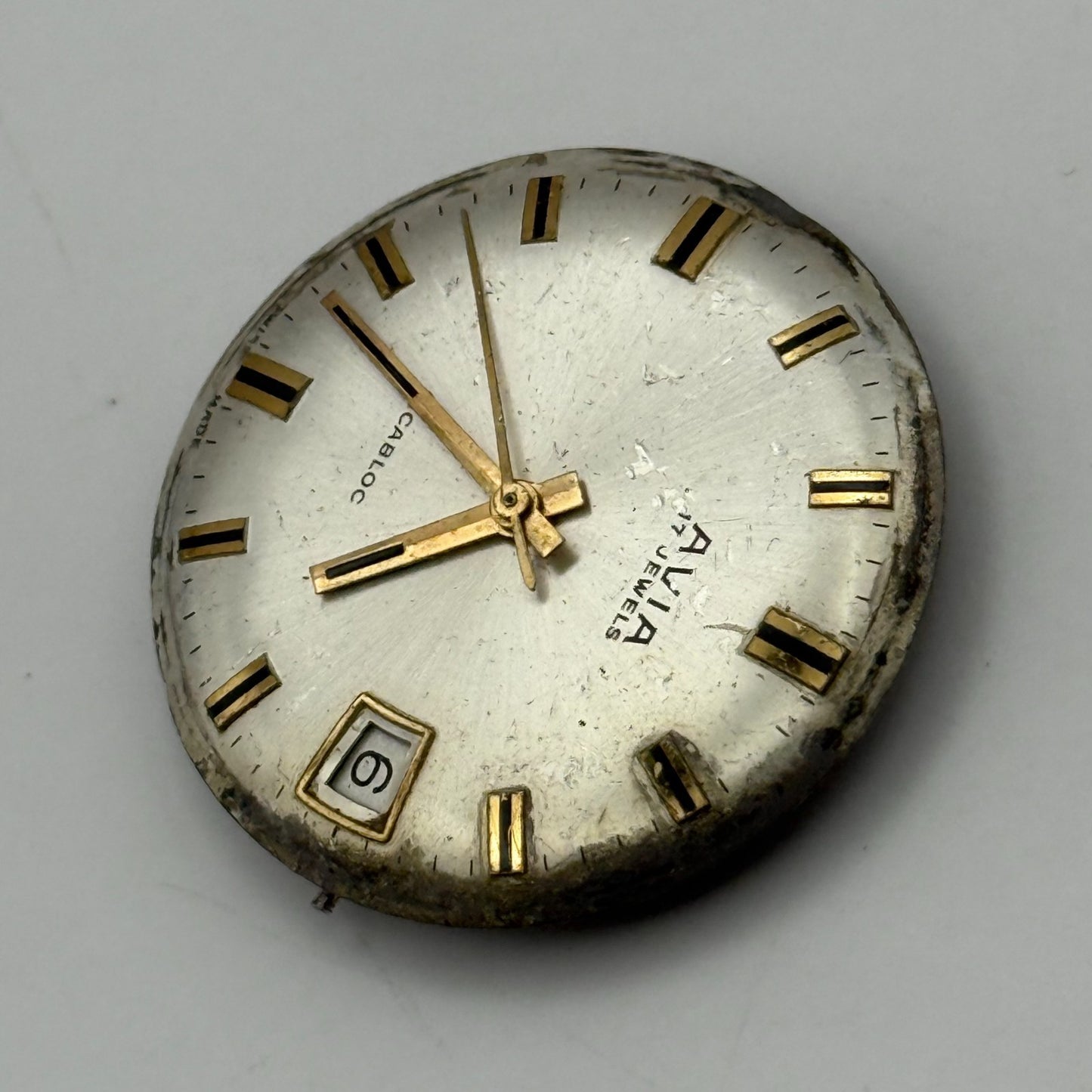 FHF ST 96-4 Watch Movement Avia Manual Wind Vintage Swiss Parts Repair 25.8mm