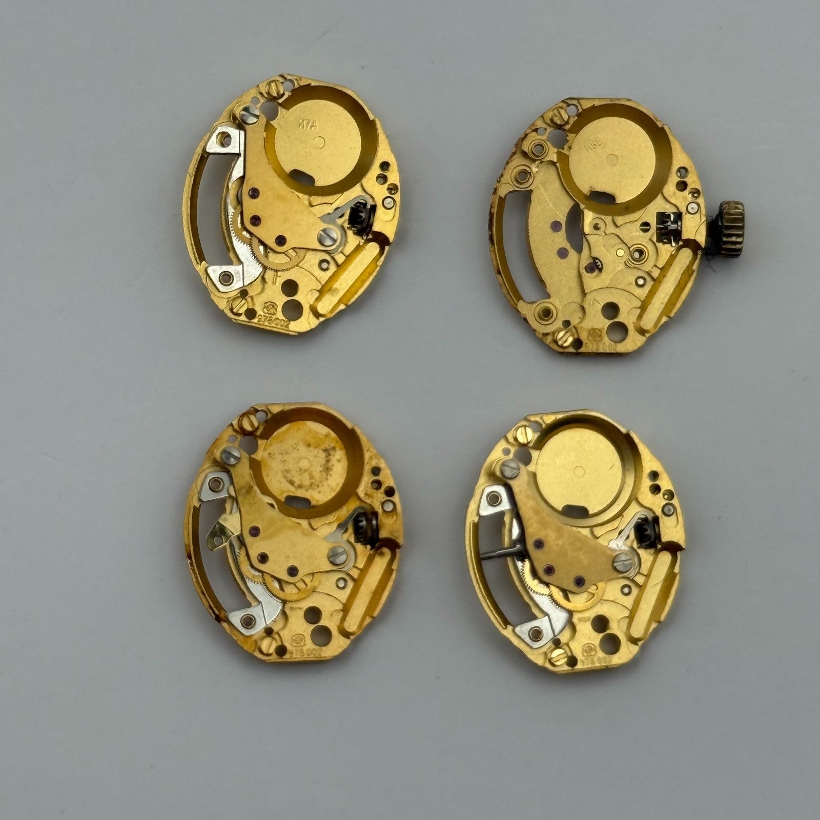 ETA ESA 978.002 x4 Quartz Watch Movement Incomplete Swiss Ladies Parts Repair