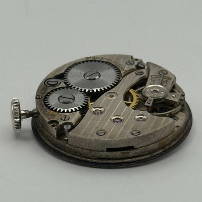 Quality Enamel Dial Watch Movement Manual Wind Vintage Swiss Parts Repair 23.1mm