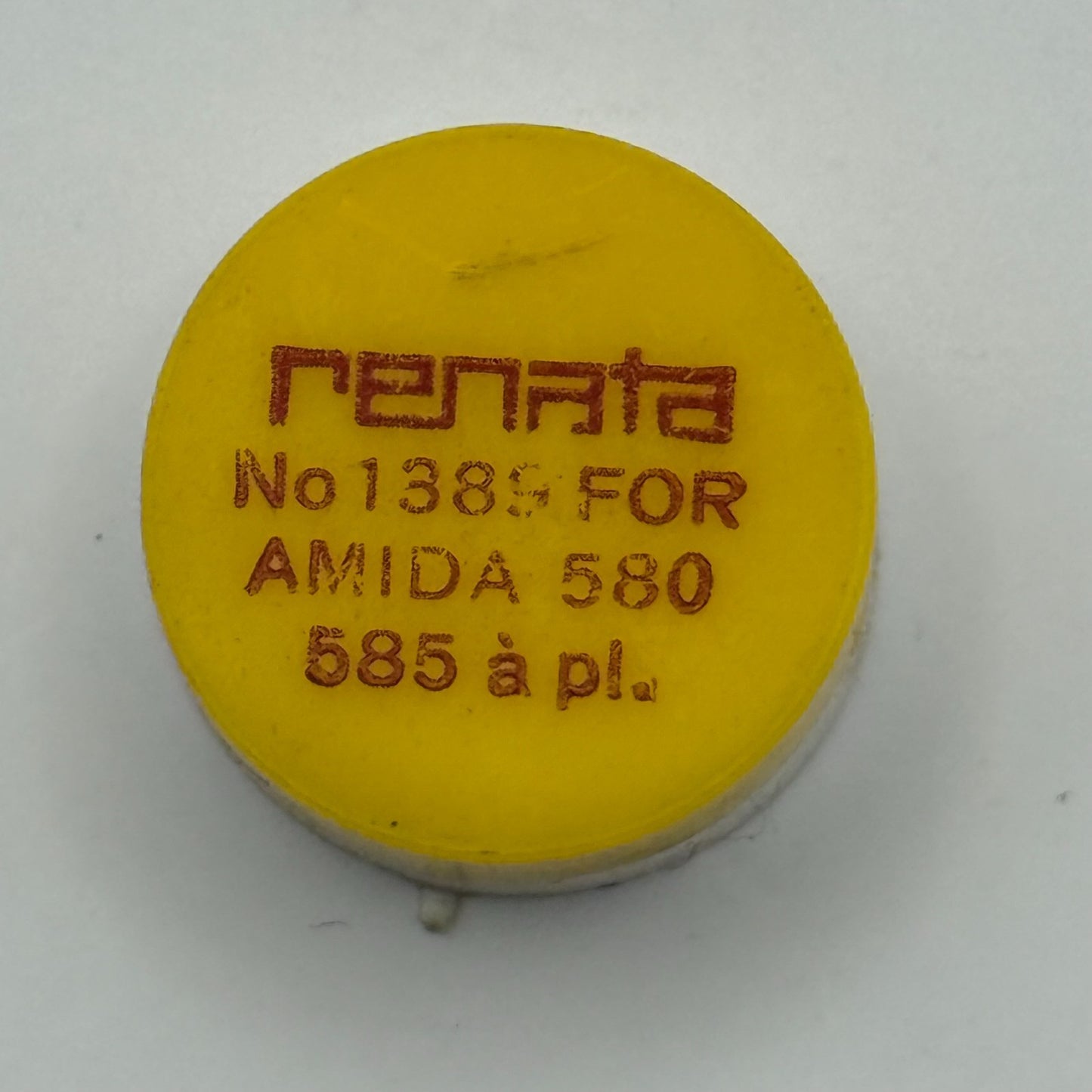Amida 580, 585 Balance Wheel Complete And Spring a pl. 1389 Watch Movement Parts