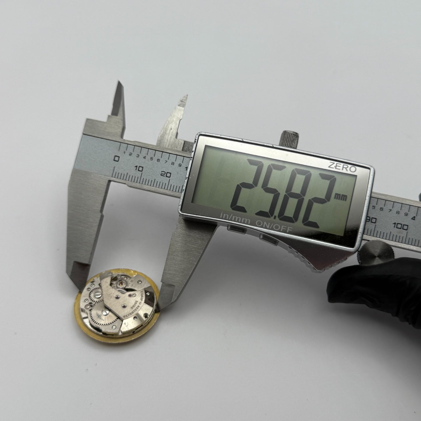 AS 1795 Watch Movement Rotary Manual Wind Vintage Swiss Parts Repair 25.8mm