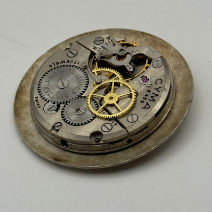 Cyma R.459 Cymaflex Watch Movement Manual Wind Vintage Swiss Parts Repair 23.5mm