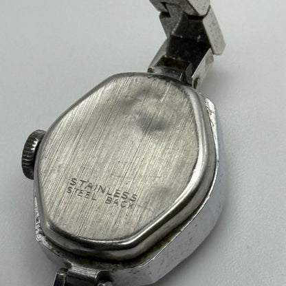 17mm Vintage Ross 17 Jewels Stainless Swissl Manual Wind Watch PARTS / REPAIR