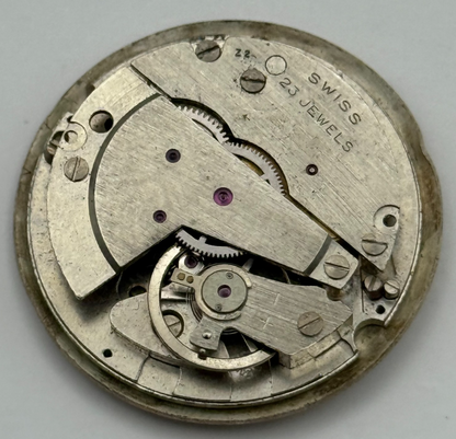 EB 8021N Watch Movement Puerta Date Manual Wind Vintage Parts Repair 25.9mm