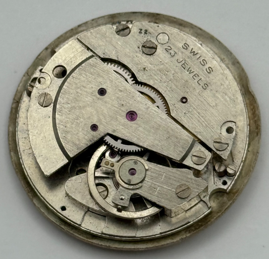 EB 8021N Watch Movement Puerta Date Manual Wind Vintage Parts Repair 25.9mm