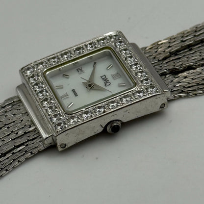 23mm Working Ladies DMQ Jewelled DQCZ Silver Tone Quartz Watch 6 Inches