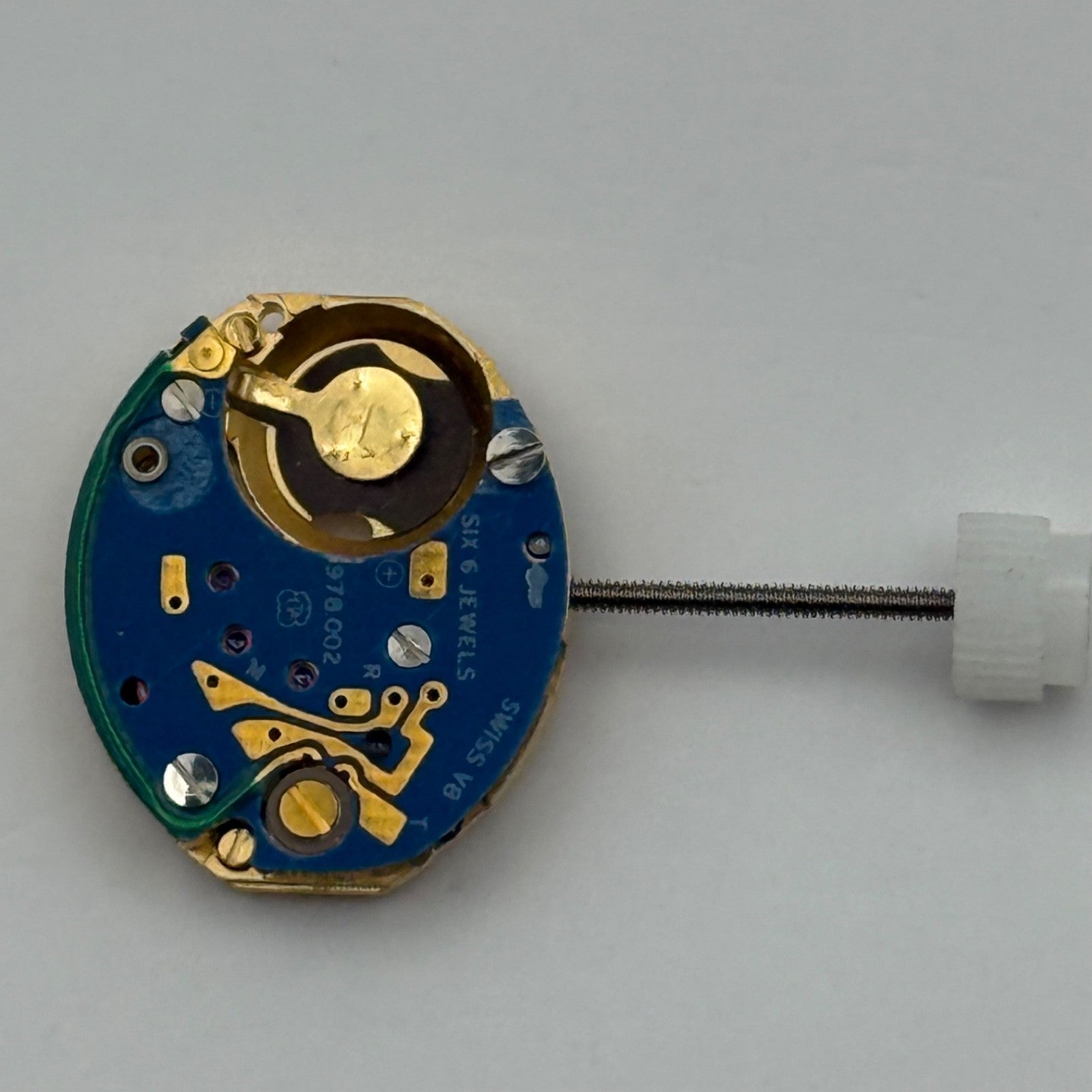 ETA 978.002 Quartz Watch Movement Incomplete Swiss Ladies Vintage Parts Repair