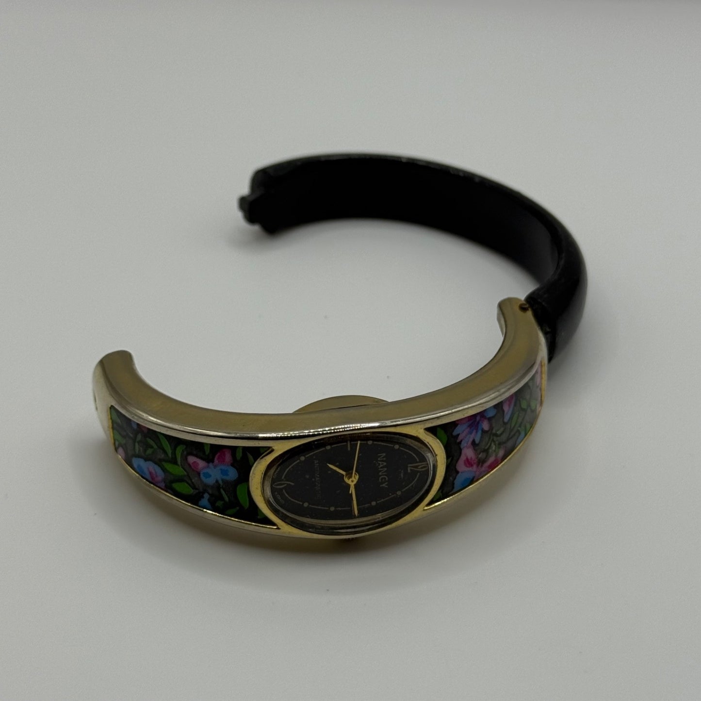17mm Vintage Floral Flower Antimagnetic Manual Wind Bangle Watch PARTS / REPAIR