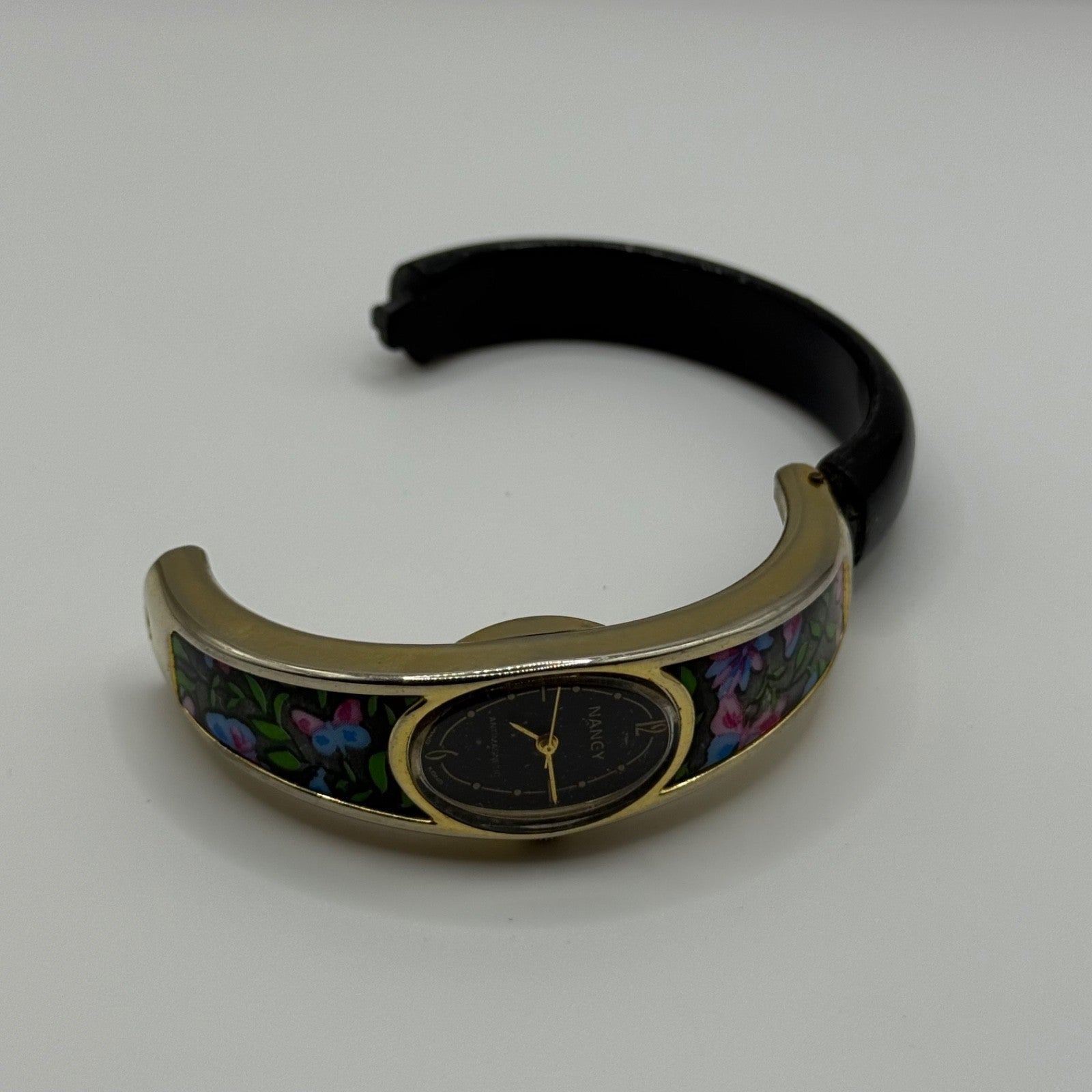 17mm Vintage Floral Flower Antimagnetic Manual Wind Bangle Watch PARTS / REPAIR