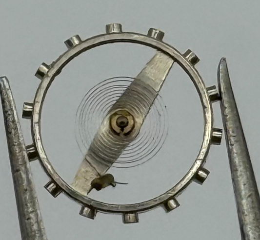 Brac 2001/3 Balance Wheel Complete And Spring  68 Watch Movement Parts NOS