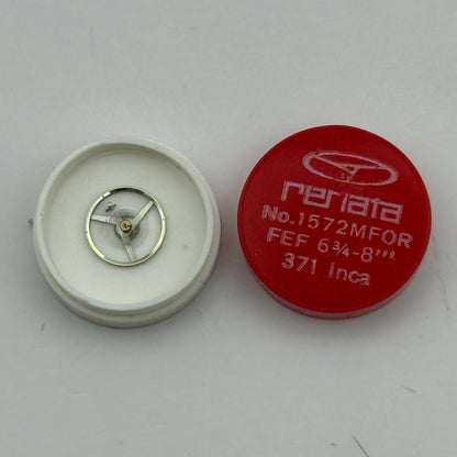 FEF 371 Balance Wheel Complete And Spring 6 3/4-8''' 1572 M Watch Movement Parts