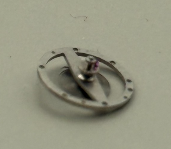Brac 2061 Balance Wheel Complete And Spring 7¾’’’ 497 Watch Movement Parts 